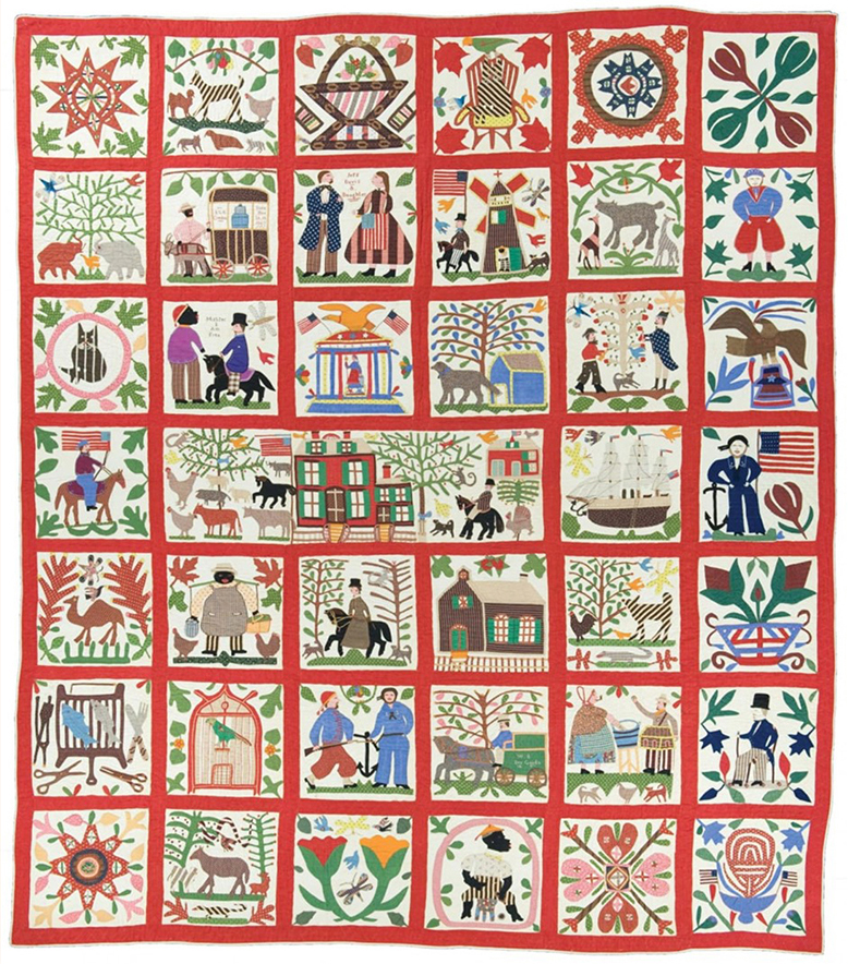 An underground railroad quilt