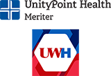 UnityPoint Health Meriter UW Health combined logo