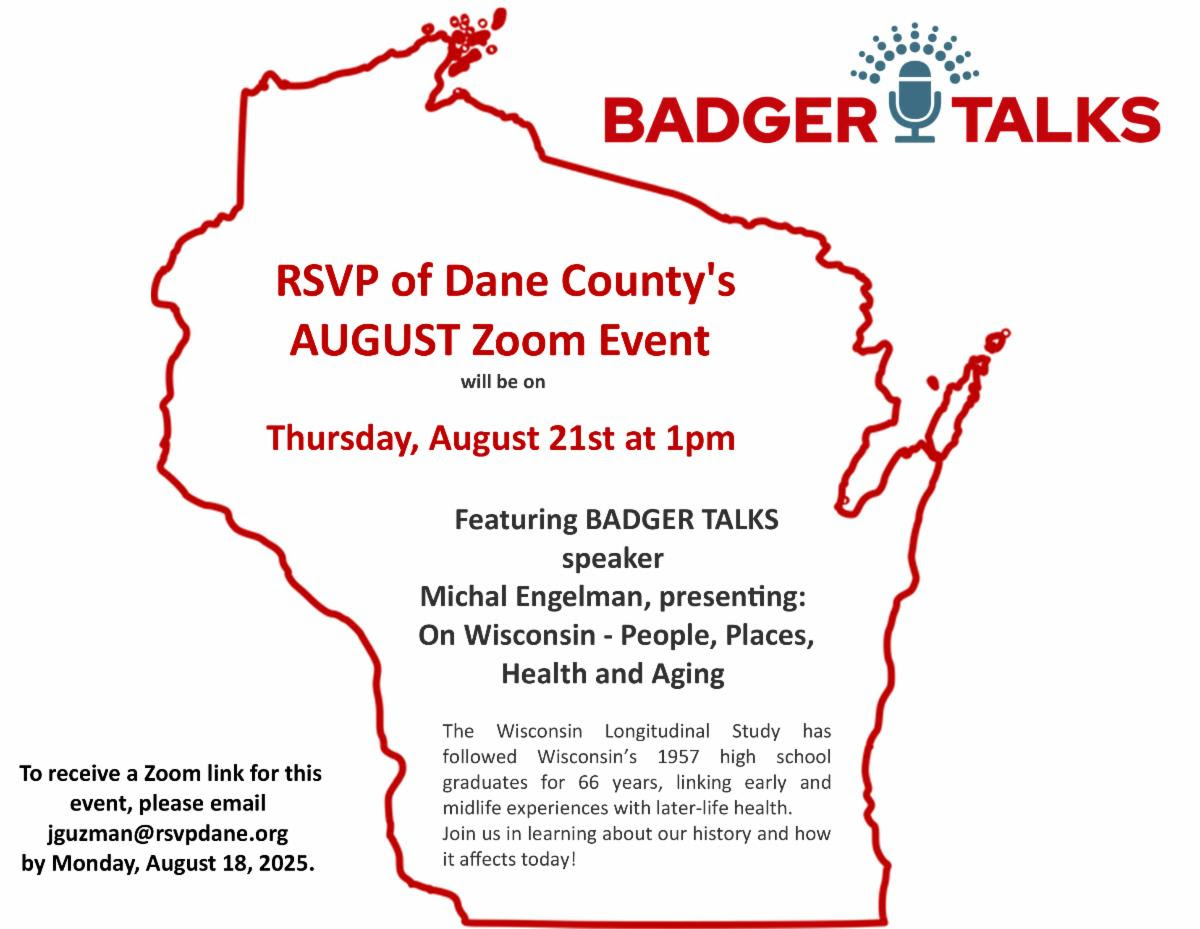 August Zoom Event is Michal Engelan.