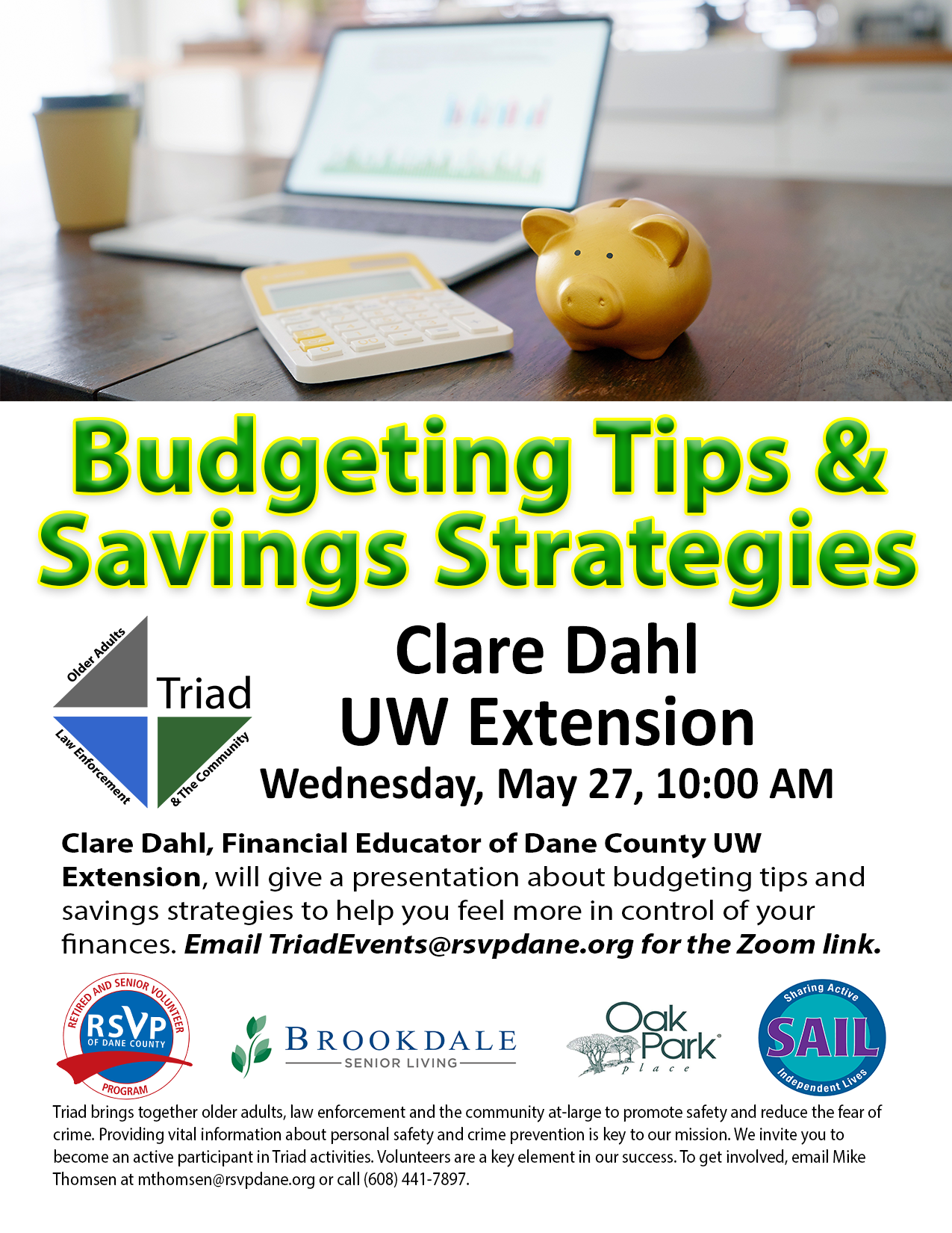 Budgeting Tips & Savings Strategies graphic