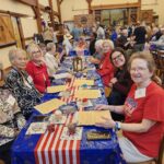 table of volunteers