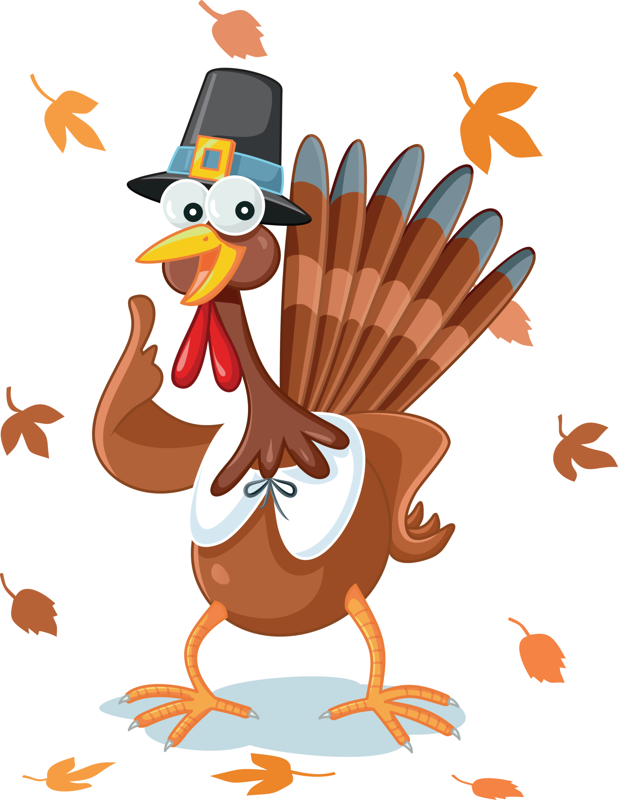 fun graphic of a Thanksgiving turkey